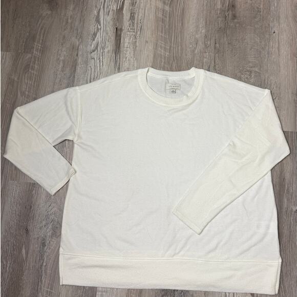 Lucky Brand Women’s Soft Cloud Crewneck Jersey Sweatshirt Size Large - Picture 3 of 9